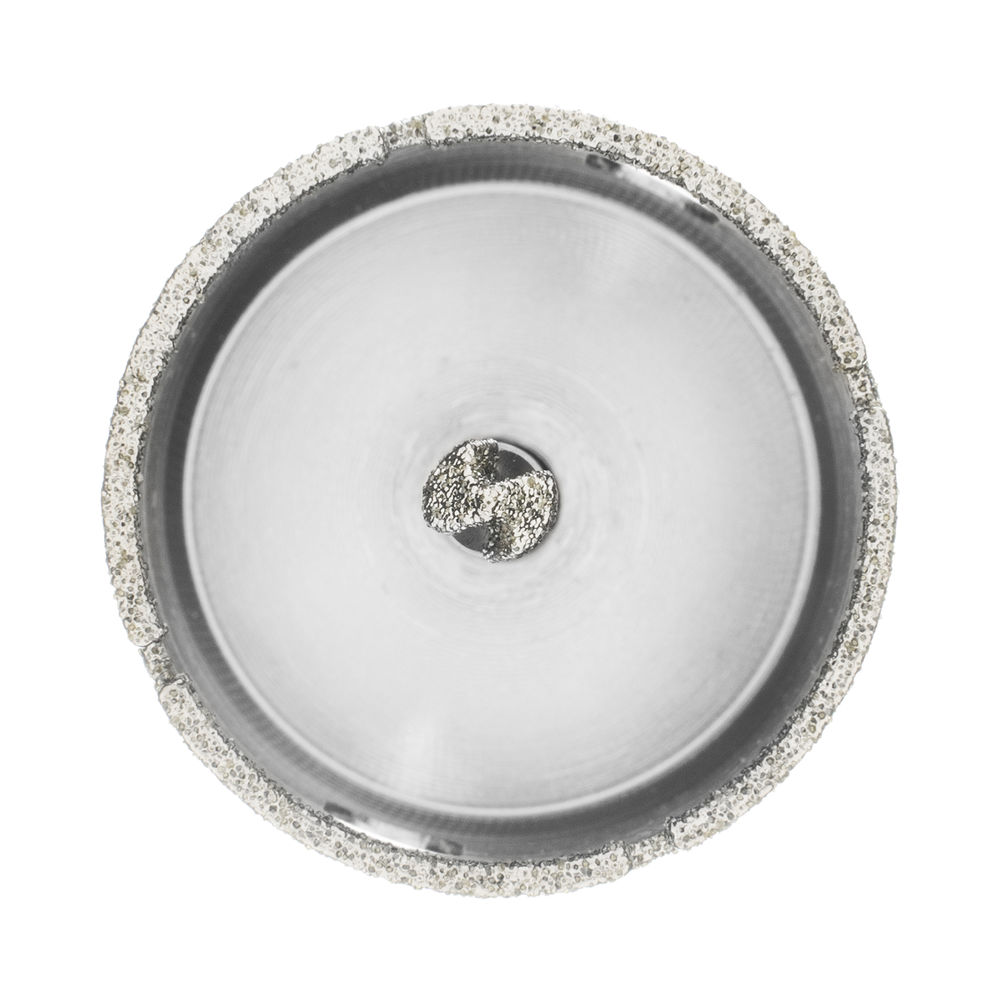 Сверло алмазное по керамограниту, 40 х 67 мм, трехгранный хвостовик Matrix (726403)