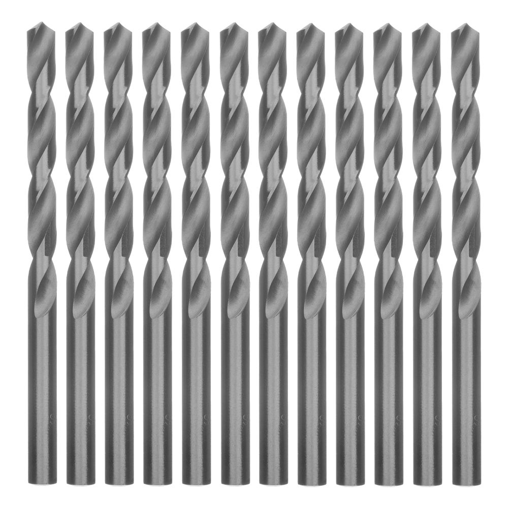 Сверло по металлу, 7 мм, полированное, HSS, 10 шт, цилиндрический хвостовик Matrix
