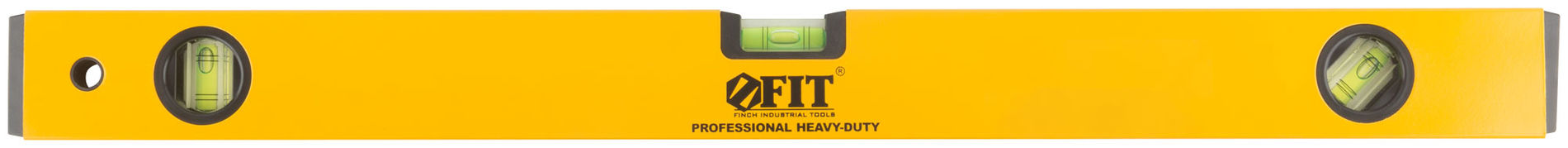 Уровень Магнит, 3 глазка, желтый усиленный корпус, магниты, шкала, Профи 600 мм (18246)