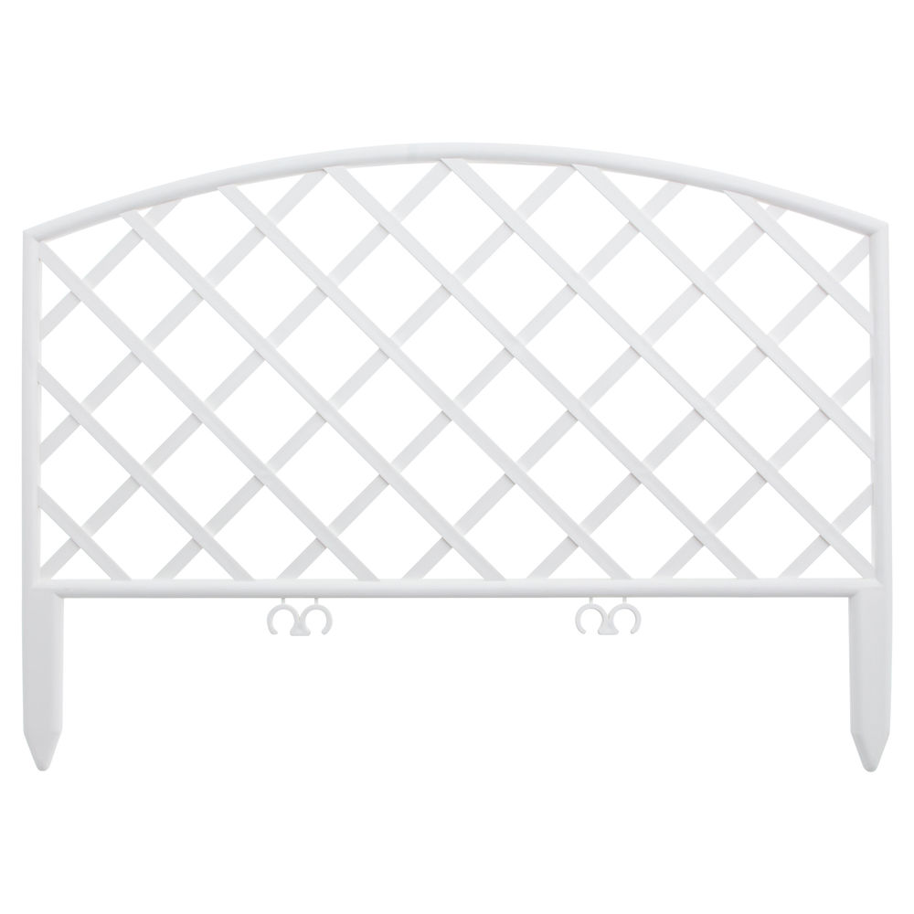 Забор декоративный Сетка, 24 х 320 см, белый, Palisad (65021)