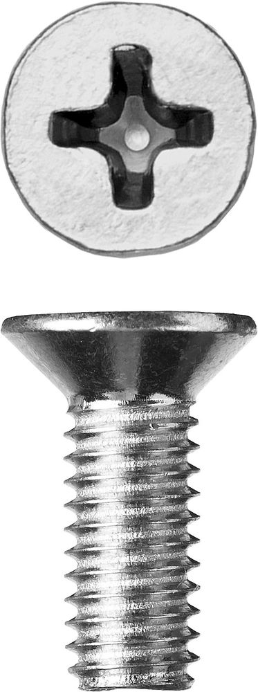 Винт с потайной головкой M6?16 мм DIN 965 кл. пр. 4.8 цинк 5 кг ЗУБР 303110-06-016