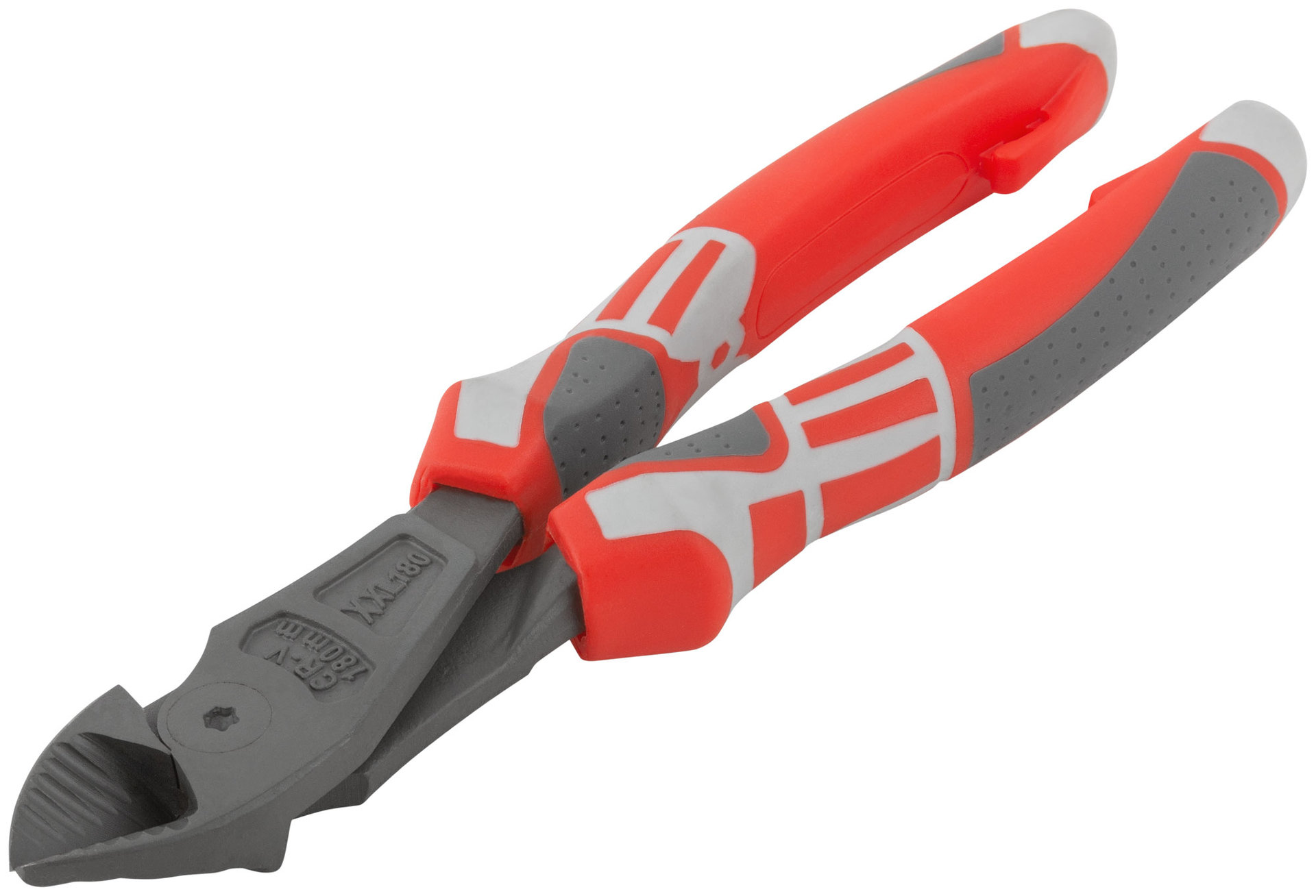 Бокорезы Эталон усиленные, смещенный шарнир, CrV сталь, ребра жесткости на губках, тефлоновое покрытие, 3К прорезиненные ручки 180 мм