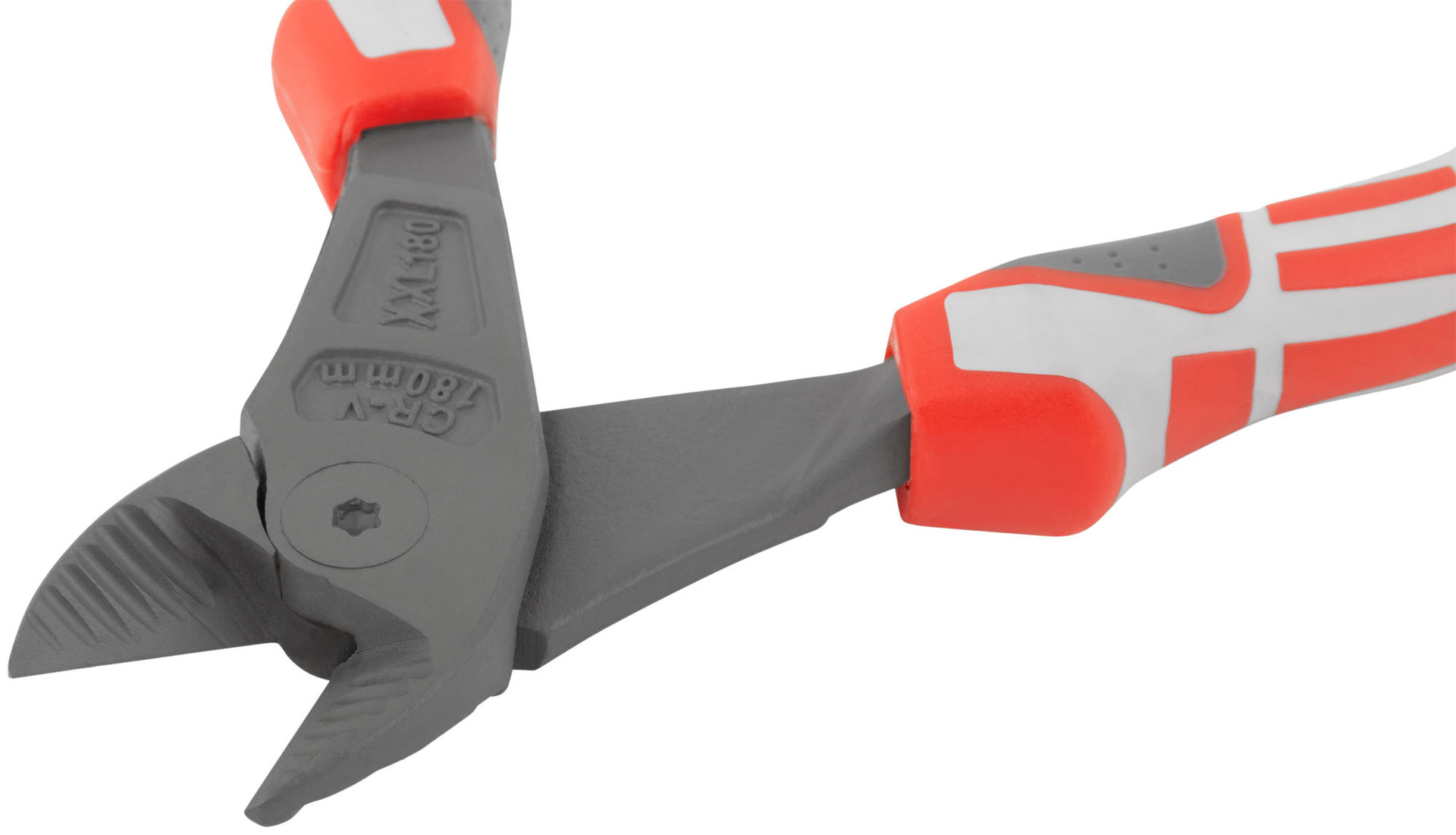 Бокорезы Эталон усиленные, смещенный шарнир, CrV сталь, ребра жесткости на губках, тефлоновое покрытие, 3К прорезиненные ручки 180 мм