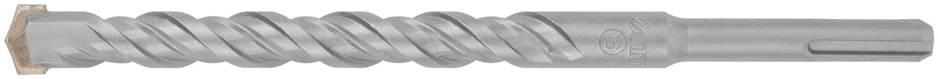 Бур по бетону SDS PLUS, Профи, W-образная вставка, двойная спираль, 16 х 210 мм (32818)