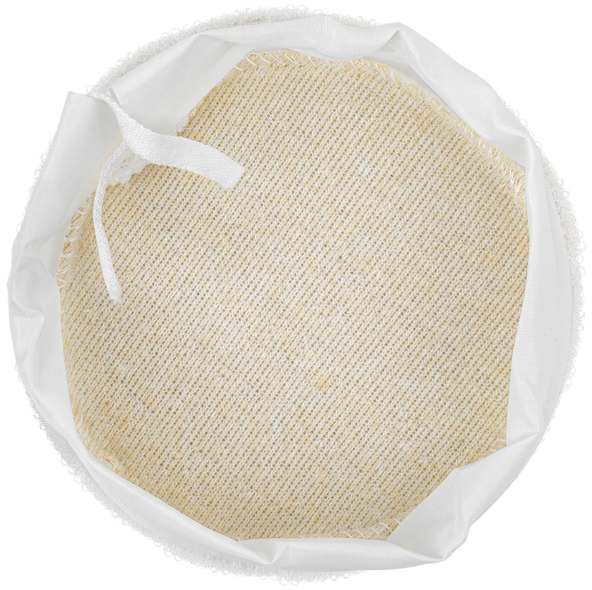 Чехол полировальный на завязках, искусственная шерсть, на тканевой основе 125 мм (39866)