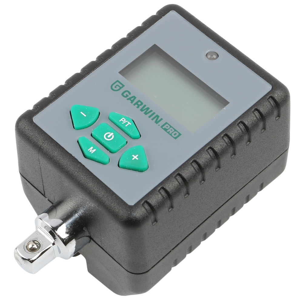 Динамометрическая насадка для трещотки, электронная, двусторонняя, 1/4, 30Нм, GARWIN PRO, 505590-14-30