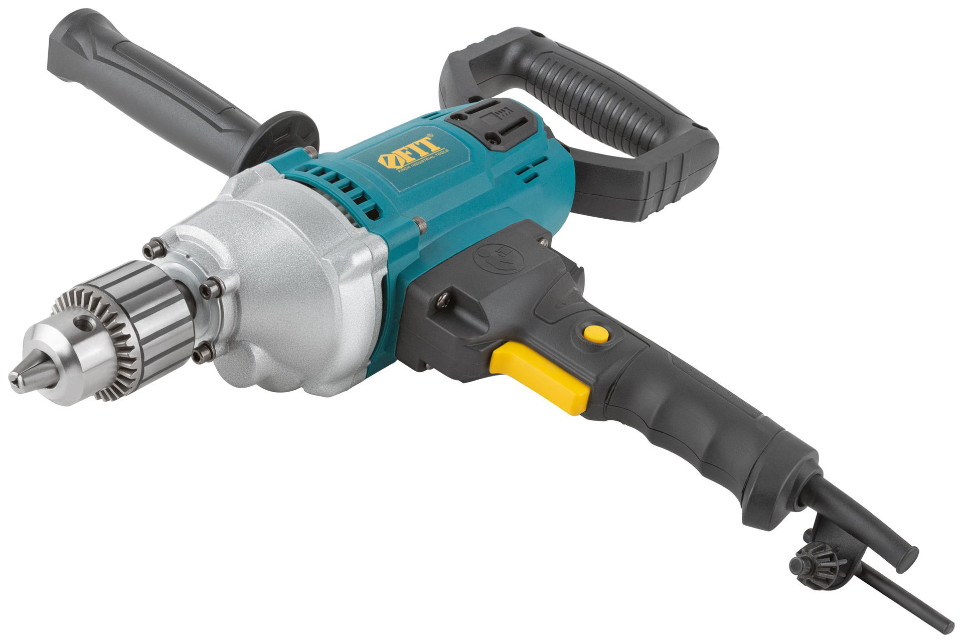 Дрель-миксер 720 Вт; 0-900 об/мин; КлП 3-16 мм; металл.корпус, рез.накл.; коробка (80036)