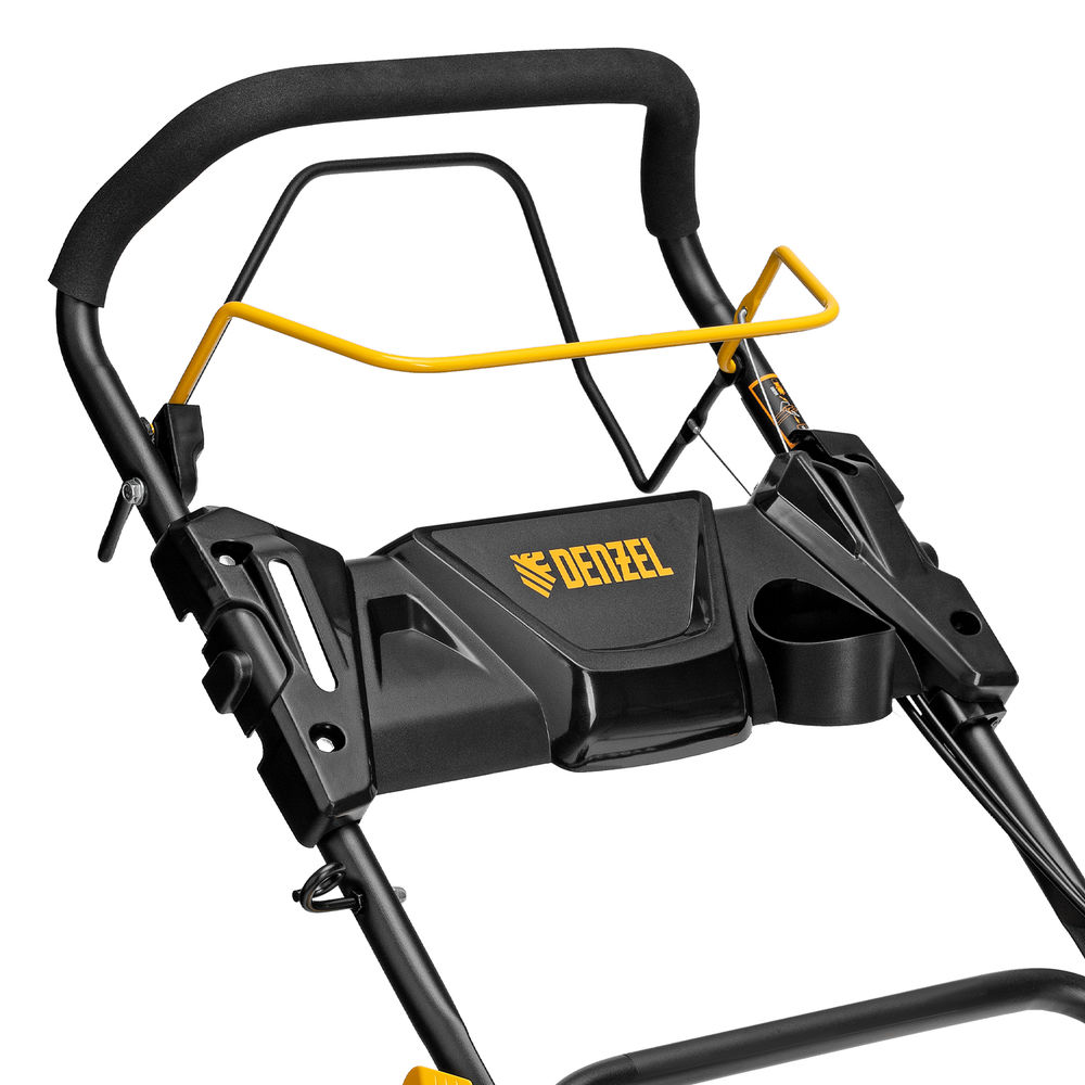 Газонокосилка бензиновая GLD-460SP, 146 куб.см, ширина 46 см, привод 7 уровней, травосборник 50 л Denzel (58803)