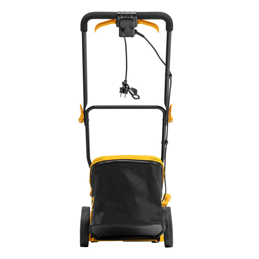 Газонокосилка электрическая GMC-1800, шир. 38см, 1800 Вт, 6 уров., травосб. 35 л Denzel (96629)