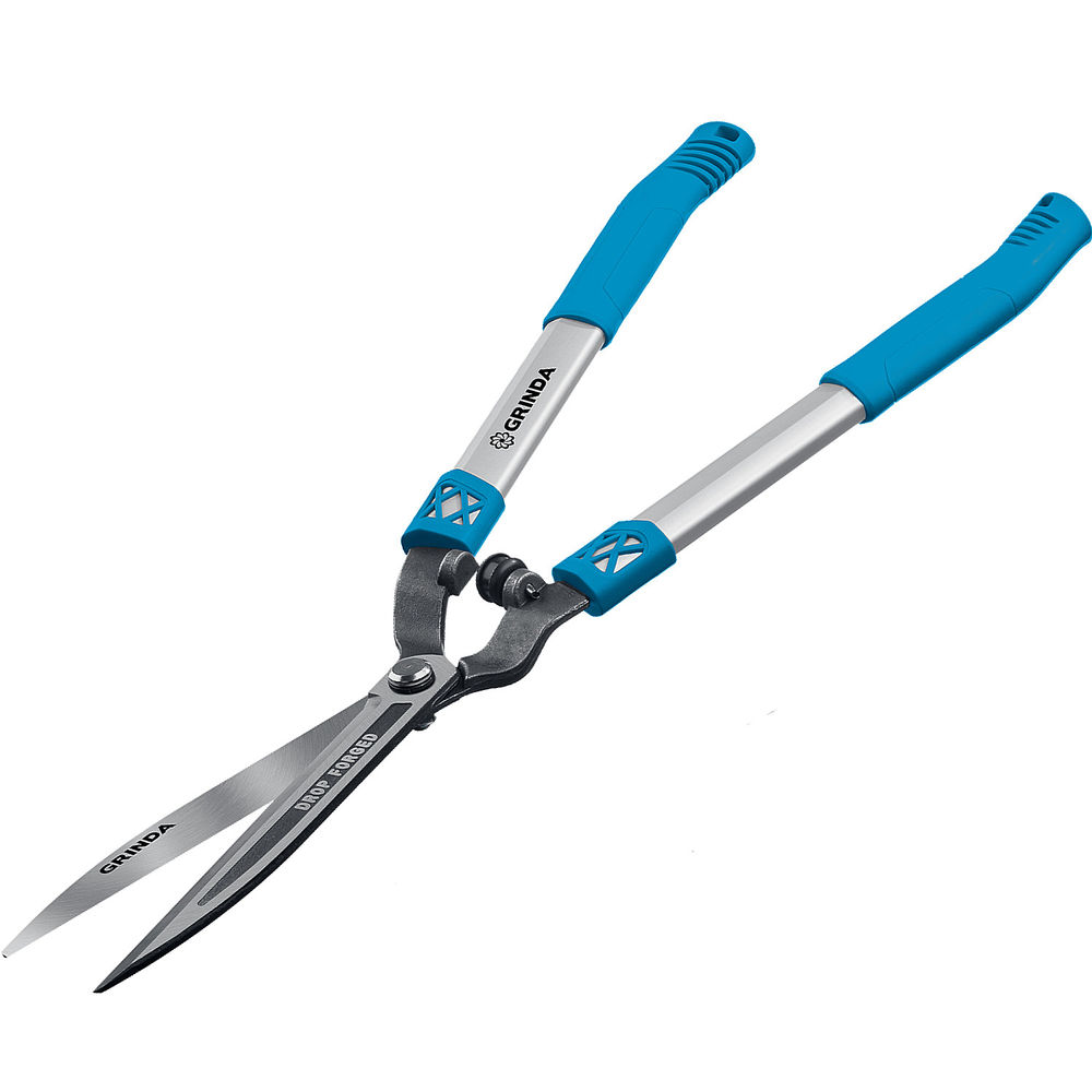 Кусторез FH-630, длина 630 мм, кованые лезвия, антикор. покрытие, алюминиевые рукоятки, накладки РР, PROLine GRINDA 423792