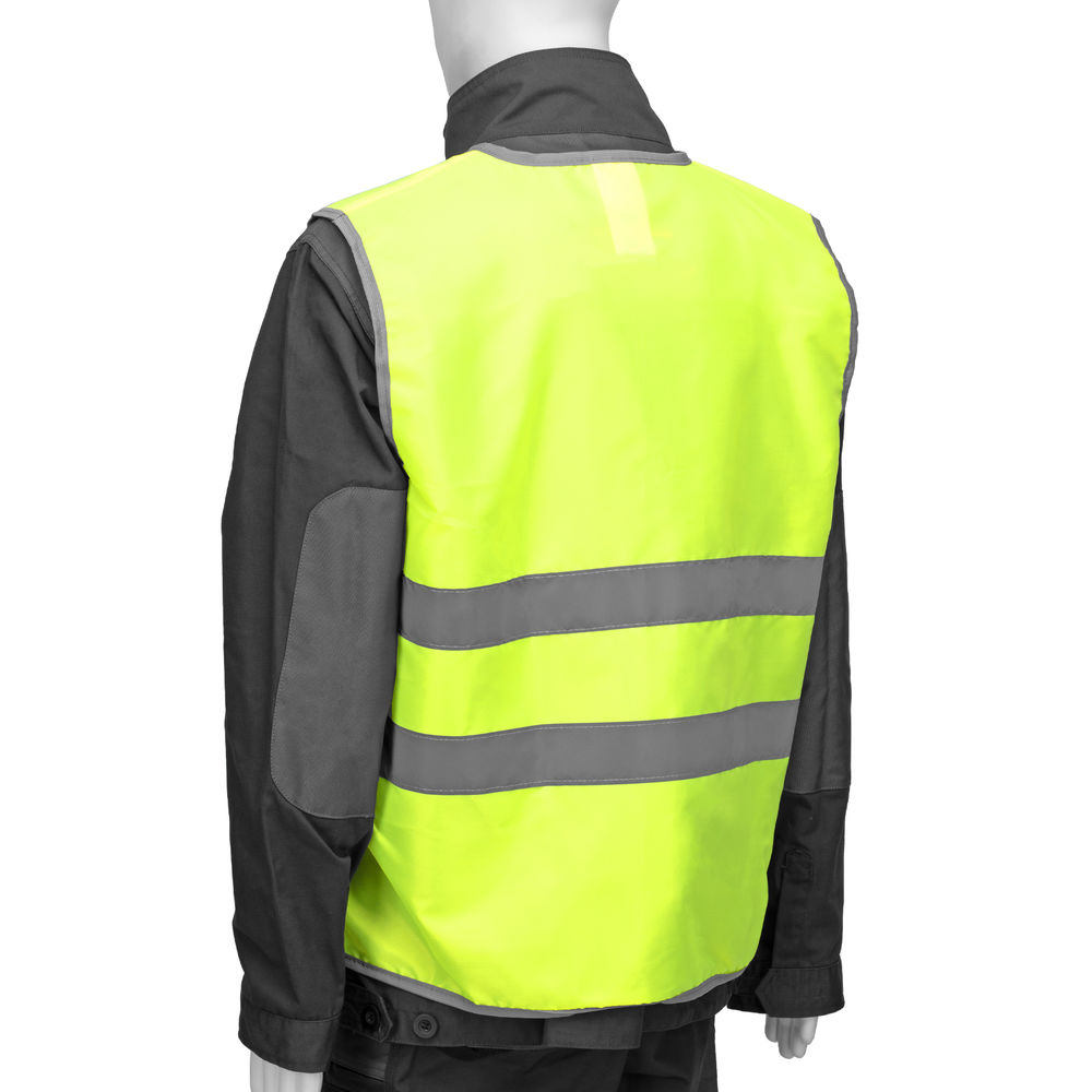 Жилет сигнальный, желтый, размер XL Сибртех (89515)