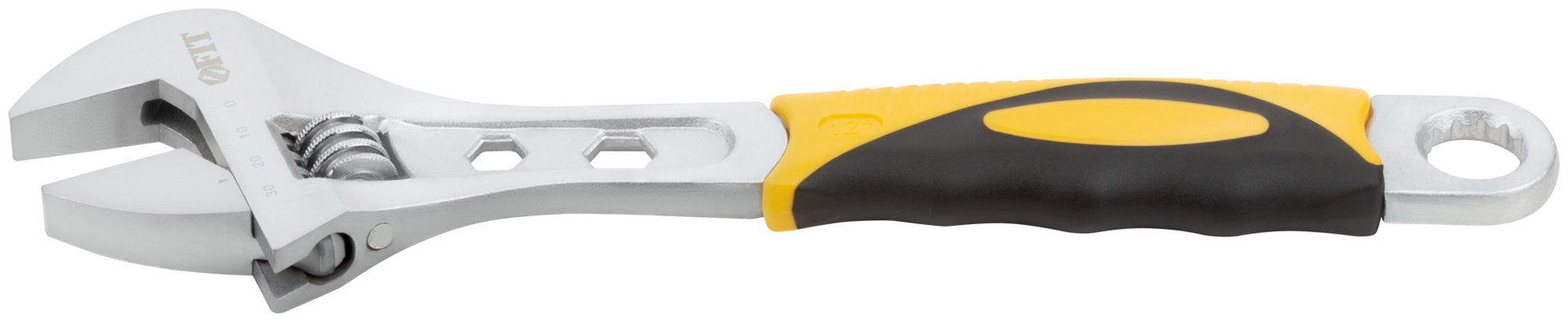 Ключ разводной Классик, шкала, увелич.захват, прорезин.ручка 300 мм ( 42 мм )