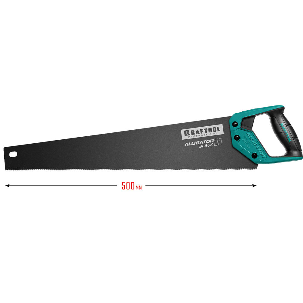 Ножовка для точного реза Alligator Black 11, 550 мм KRAFTOOL 15205-55