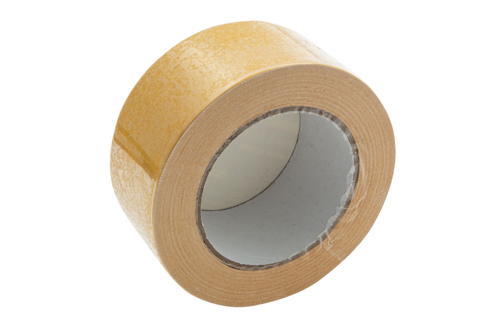 Лента клейкая двусторонняя, 50 мм х 25 м, на тканевой основе Сибртех (888135)
