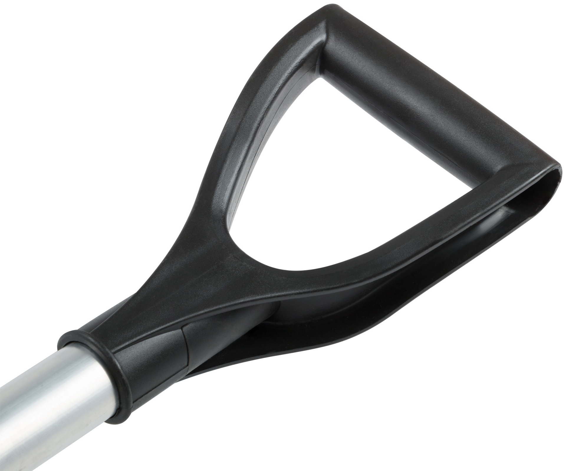 Лопата для уборки снега Актив-Авто пластиковая, укороченный съемный алюм. черенок 365х260х900 мм (68106)