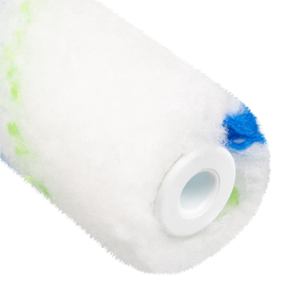 Мини-валик сменный Водные краски, 60 мм, ворс 12 мм, D 16 мм, D ручки 6 мм, полиэстер Сибртех (80581)