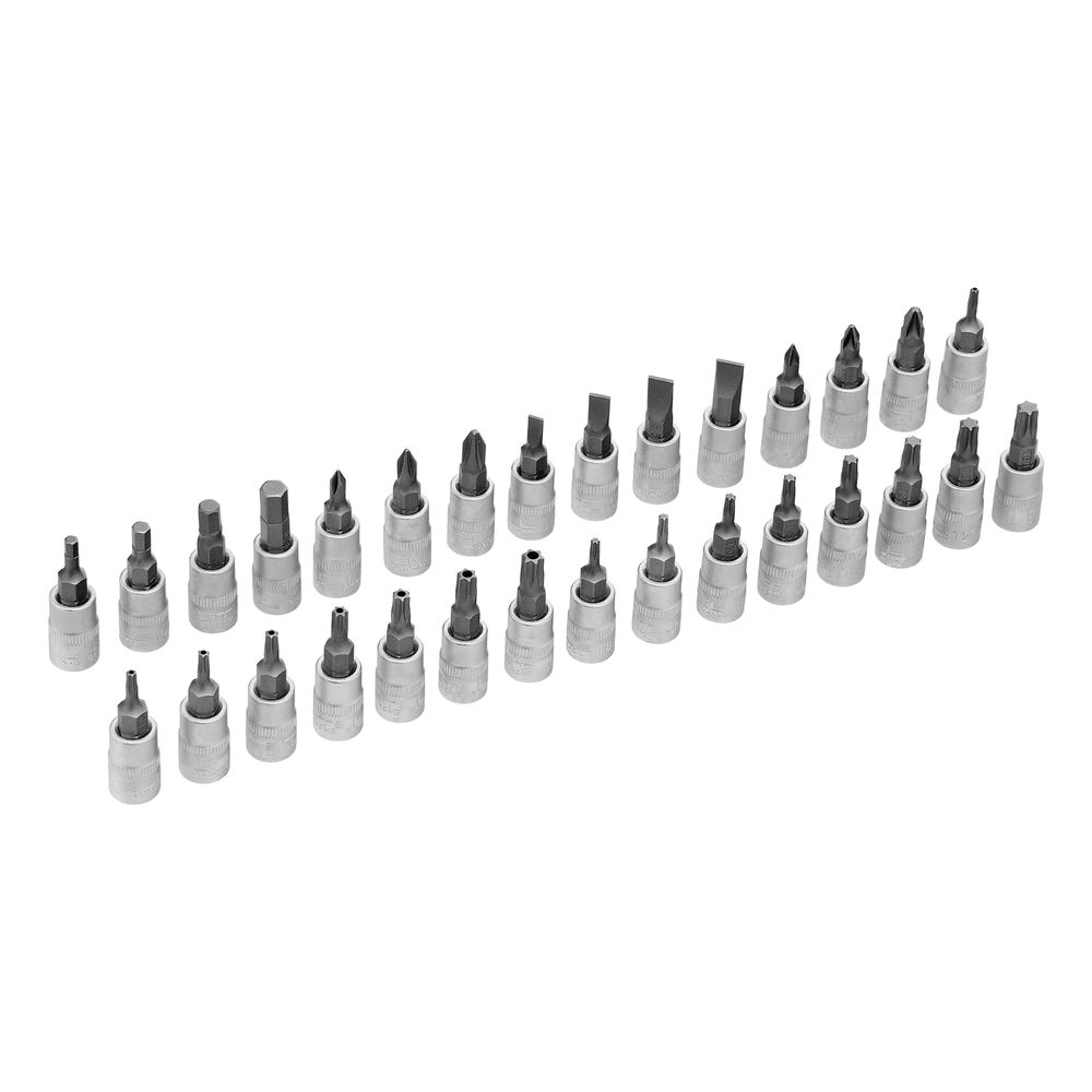 Набор инструментов, 1/4, 3/8, 1/2, Cr-V, S2, усиленный кейс, 216 предметов Stels