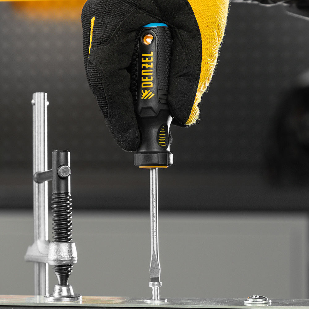 Набор отверток, 5 шт., PH+SL, S2, 3к рукоятка Denzel (122157)