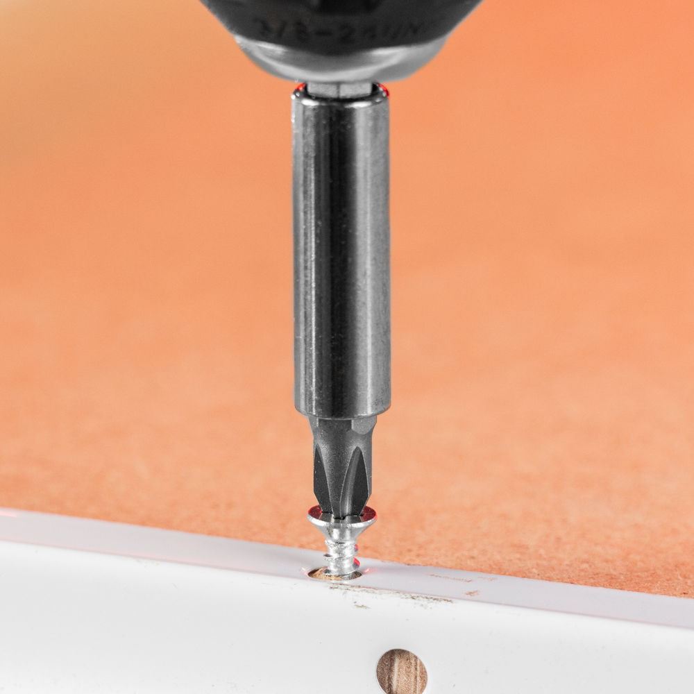 Набор сверл комбинированный, сверла по металлу 1-6 мм, бетону 4-8 мм, дереву 4-8 мм, биты 10 шт, адаптер, зенковка, 31 предмет Pro Matrix (725631)