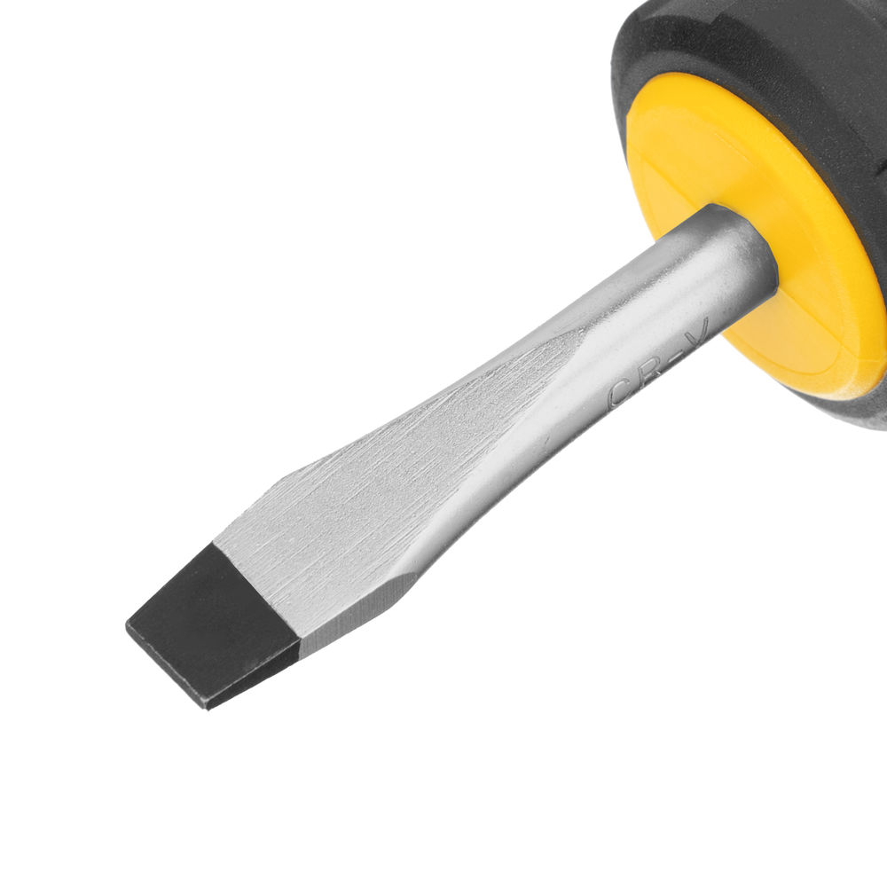 Отвертка SL6x38 мм, CrV, трехкомпонентная рукоятка Denzel (12201)