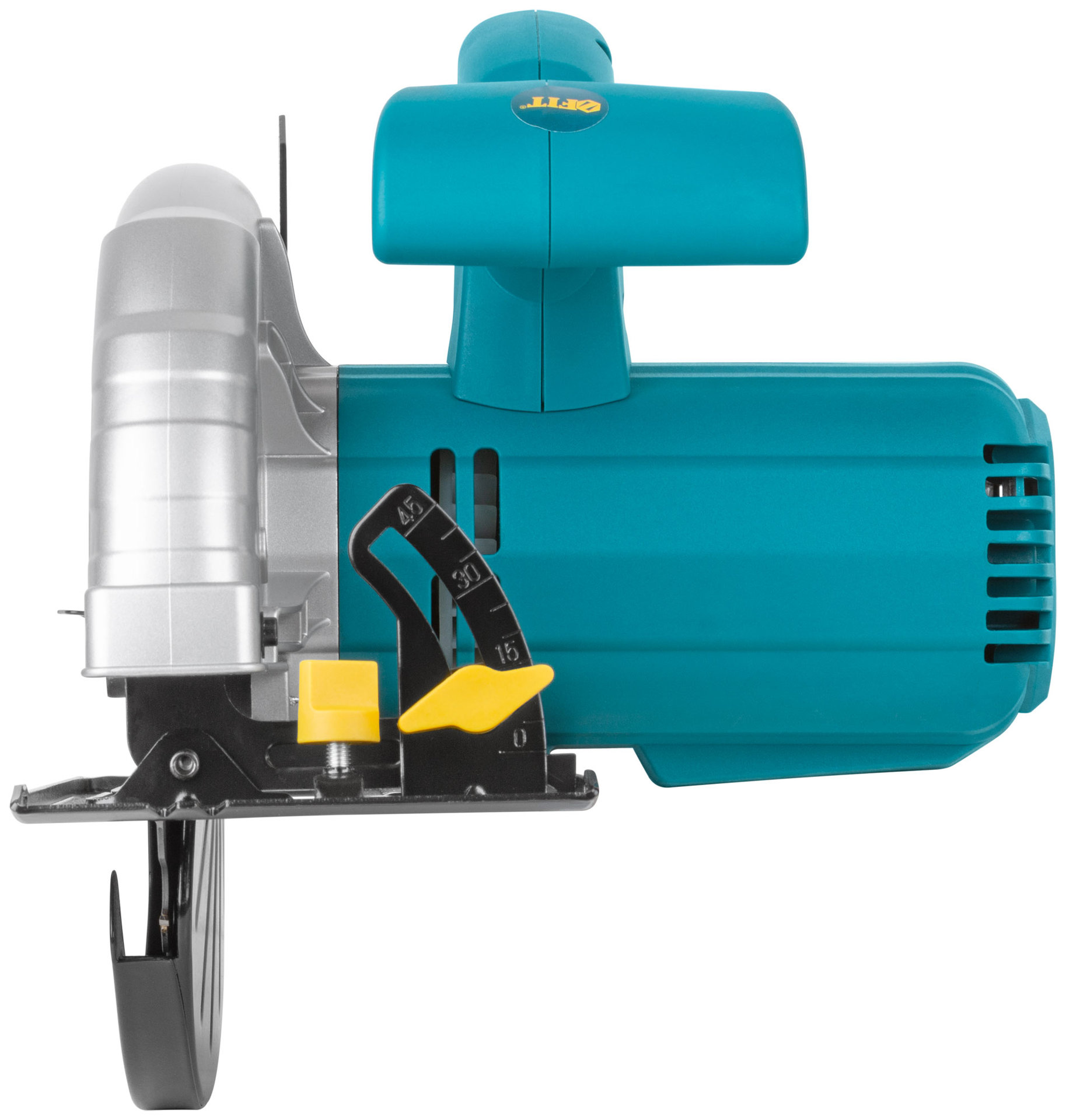 Пила дисковая 1200 Вт; 4500 об/мин; 185/20 мм; 3,0 кг; жел. опора; рез. накл.; коробка (80403)