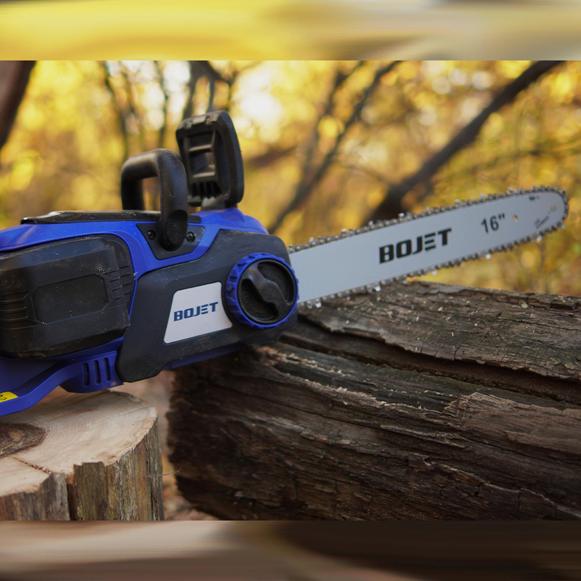 Пила цепная аккумуляторная, 58В, бесщеточный мотор, 40 см (16), 1х5 Ач, ЗУ