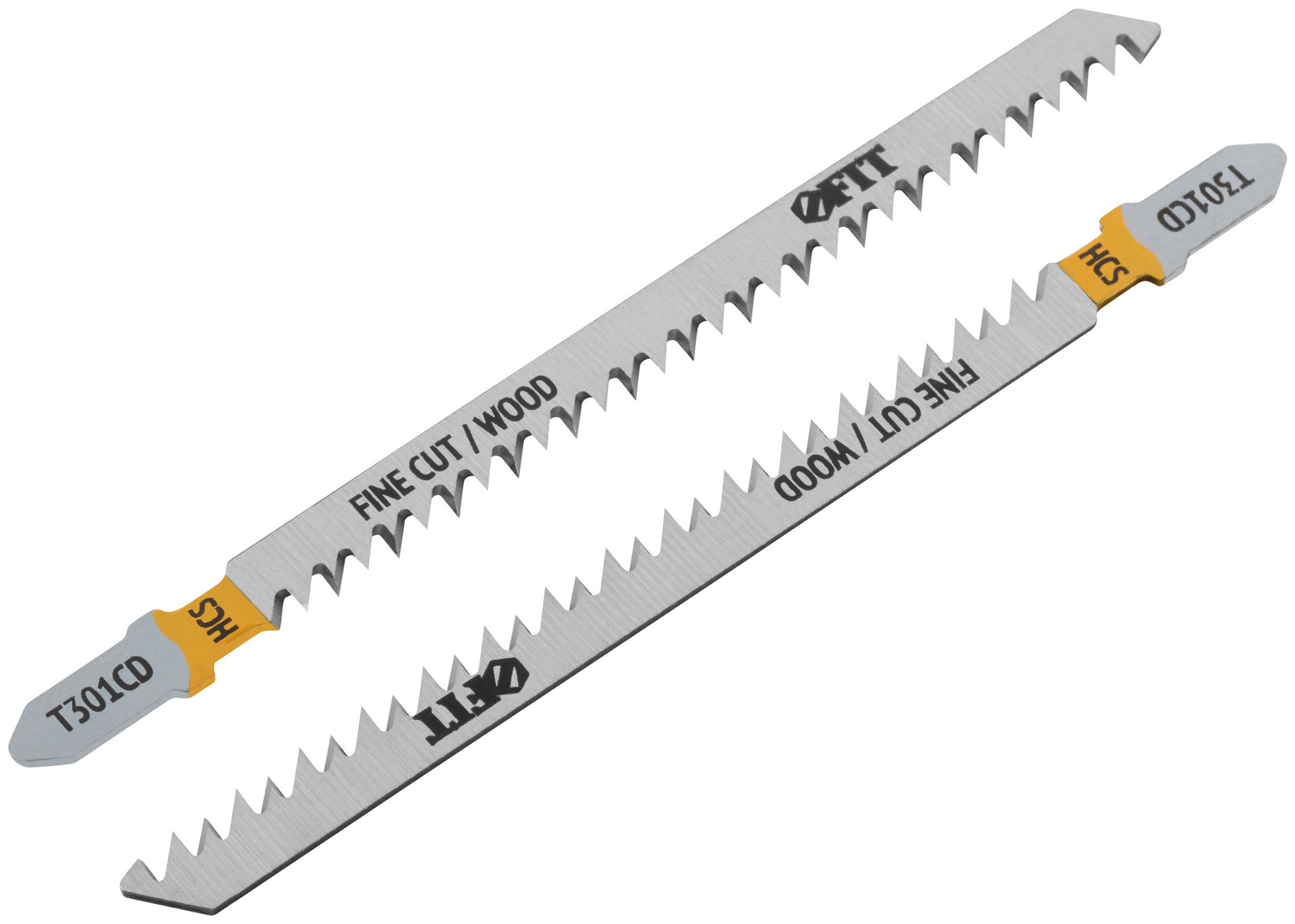 Полотна по дереву, HCS, шлифованные под свободным углом зубья, 116/91/3 мм (T301CD), 2 шт. (40898)