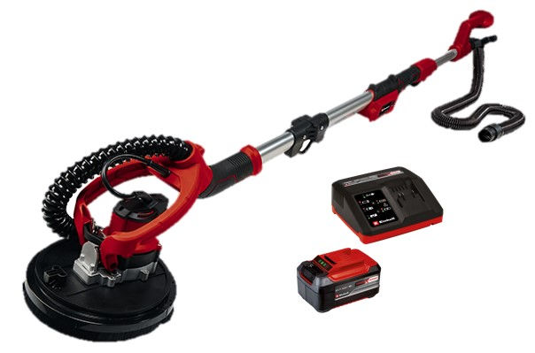 Шлифмашина д/стен и потолка акк. Einhell PXC TE-DW 18/225 Li + ЗУ 4 А + аккумулятор 18В 5.2 Ач (4259990SET)