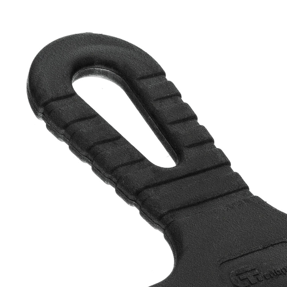 Шпатель из нержавеющей стали, 350 мм, зуб 6 х 6 мм, пластмассовая ручка Сибртех (85468)