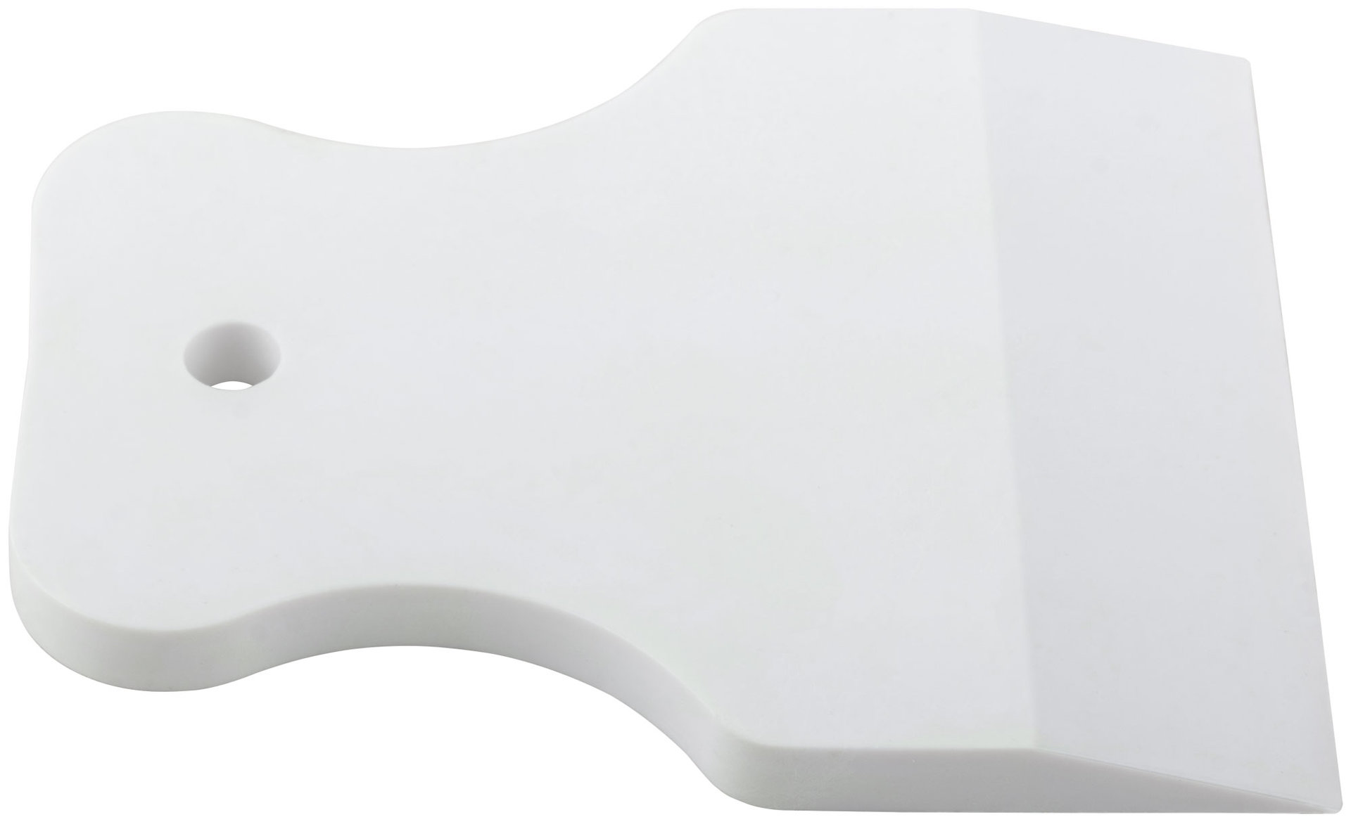 Шпатель резиновый белый 80 мм (06863)