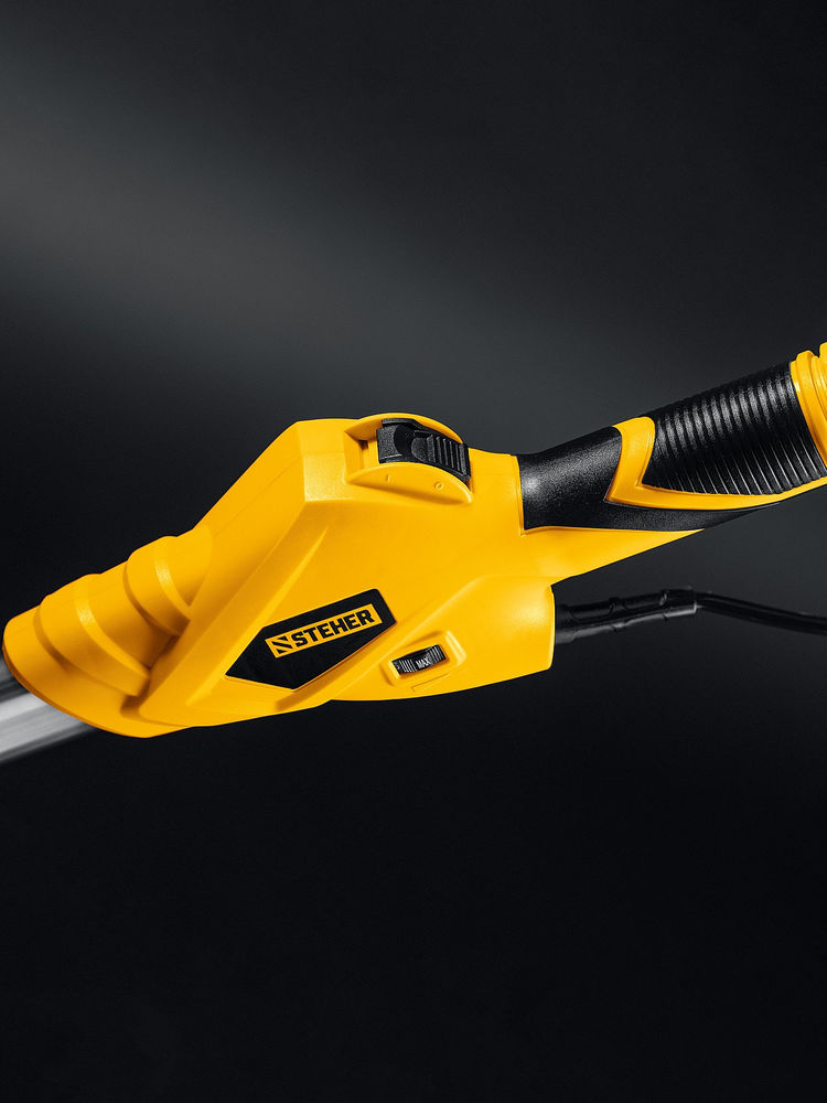 Машина шлифовальная для стен (жираф) d225 мм, 800 Вт, сменные основания, подсветка STEHER DWC-800