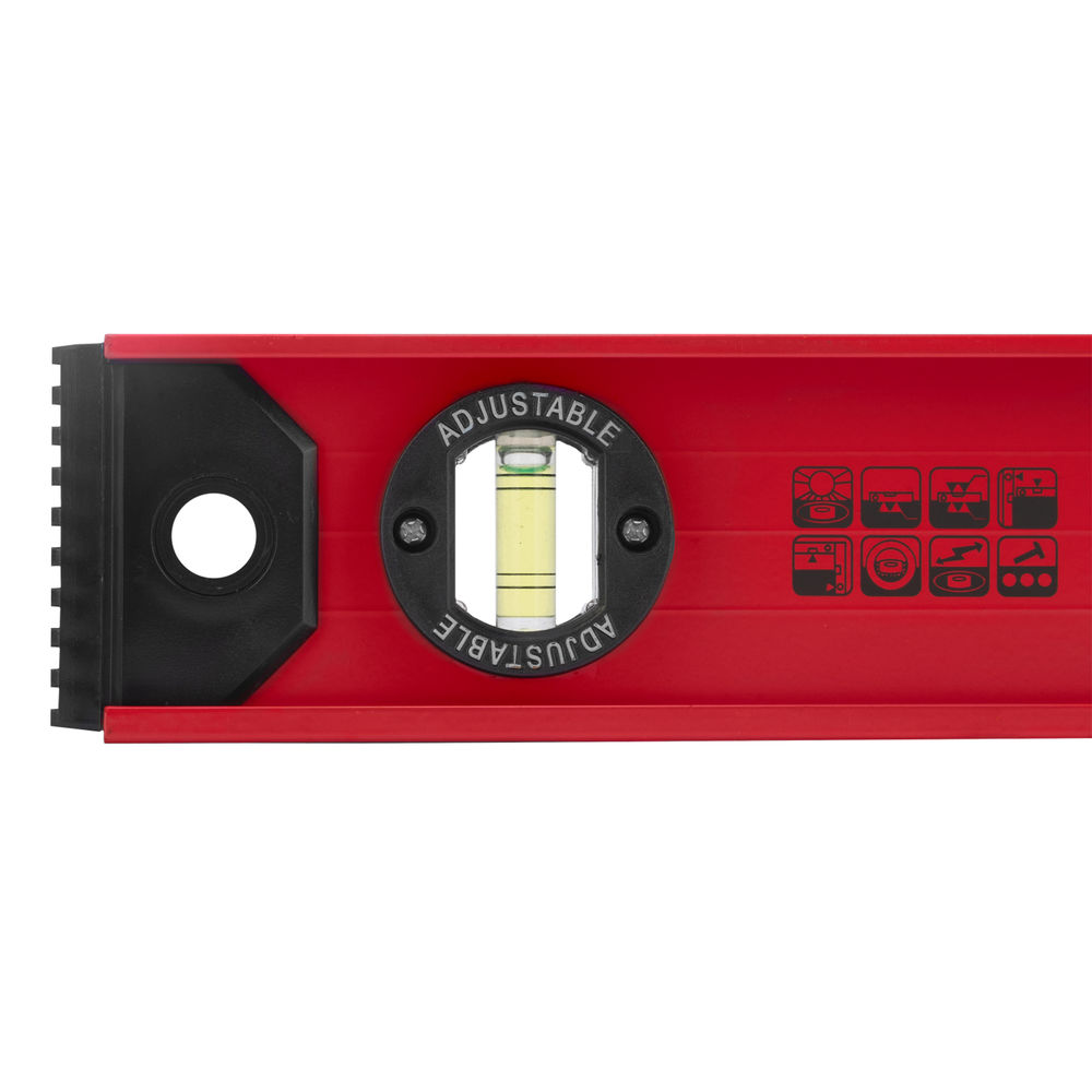 Уровень алюминиевый Рельс, 600 мм, 3 глазка, усиленный Matrix (34006)