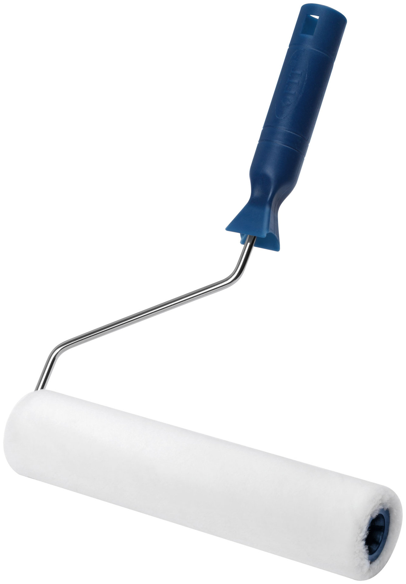 Валик велюровый, диаметр 40/48 мм, бюгель 6 мм, ворс 4 мм, белый, 230 мм (02134)