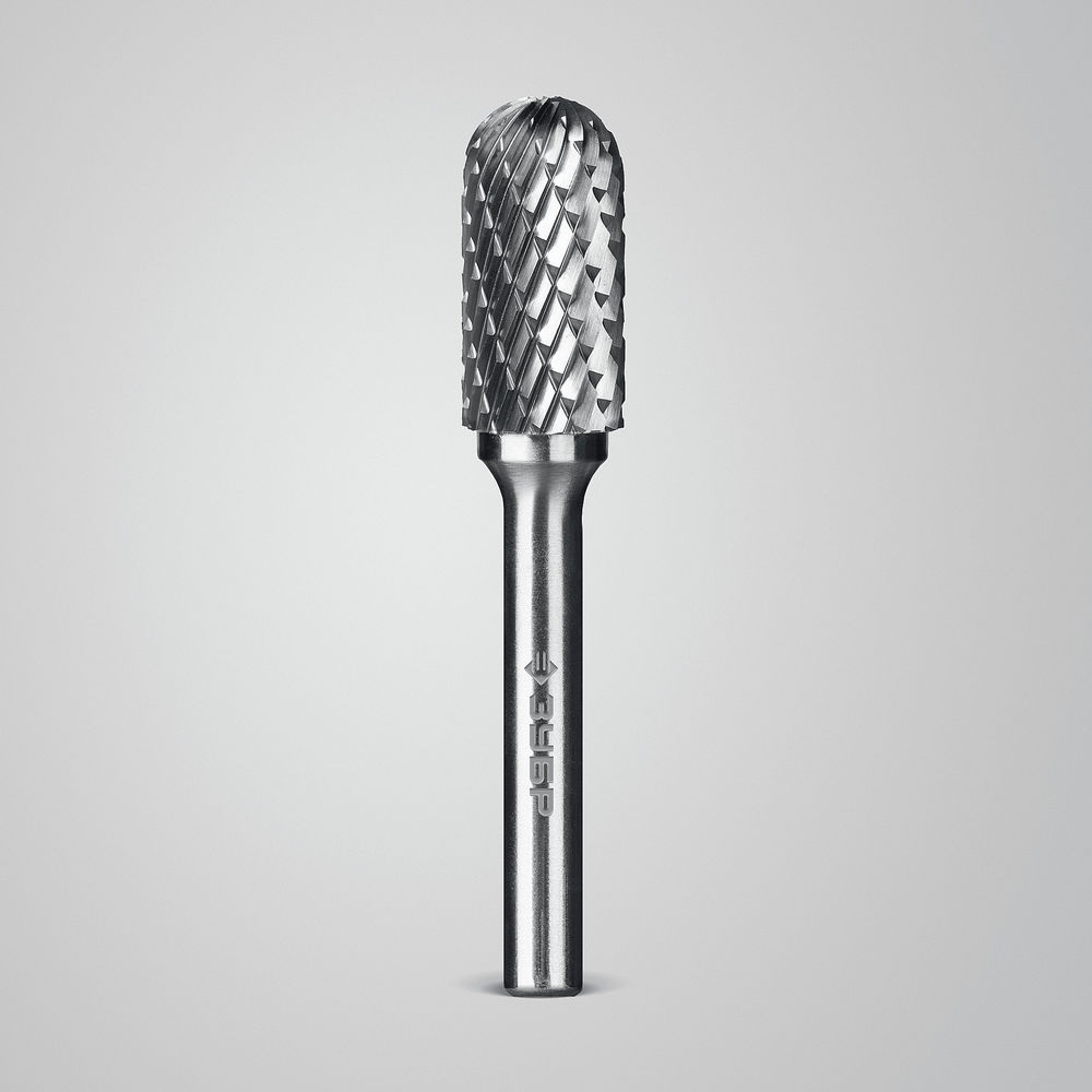 Борфреза твердосплавная 12?25 мм, тип C (цилиндр со сферическим концом), хв-к 6 мм ЗУБР ПРОФЕССИОНАЛ 28802-12-25