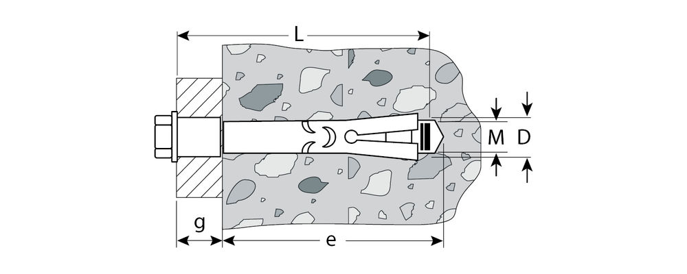 Анкерный болт 16?110 мм, 8 шт ЗУБР 4-302312-16-110