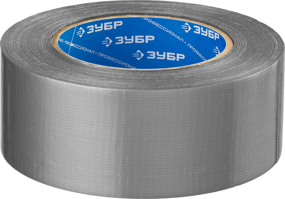 Лента армированная универсальная 48 мм, 45 м, серая, на тканевой основе ЗУБР Профессионал 12090-50-50