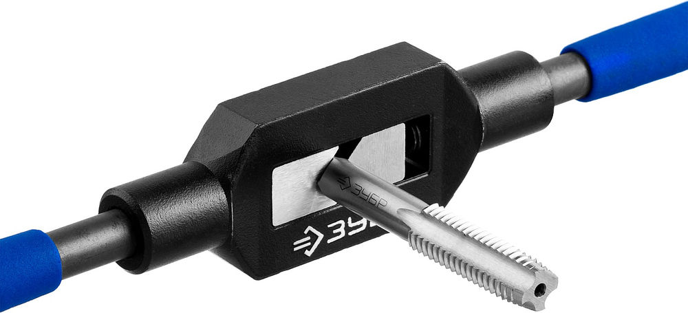 Метчикодержатель для М5-М20 №3 сталь 45 с регулируемыми вкладышами Профессионал ЗУБР 28232-3