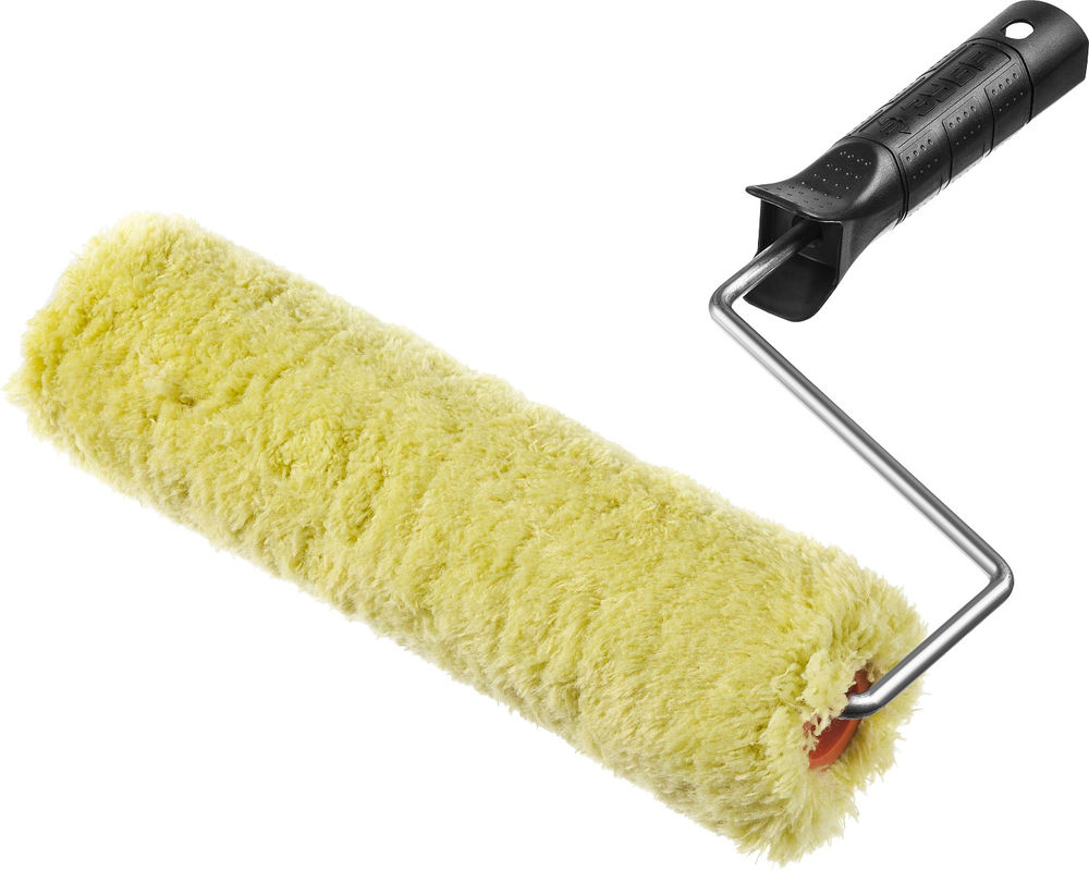 Фасадный валик с ручкой ОПТИМА-СИНТЕКС, 50 х 240 мм, бюгель 6 мм, ворс 18 мм, полиэстер, все виды ЛКМ ЗУБР 03517-24