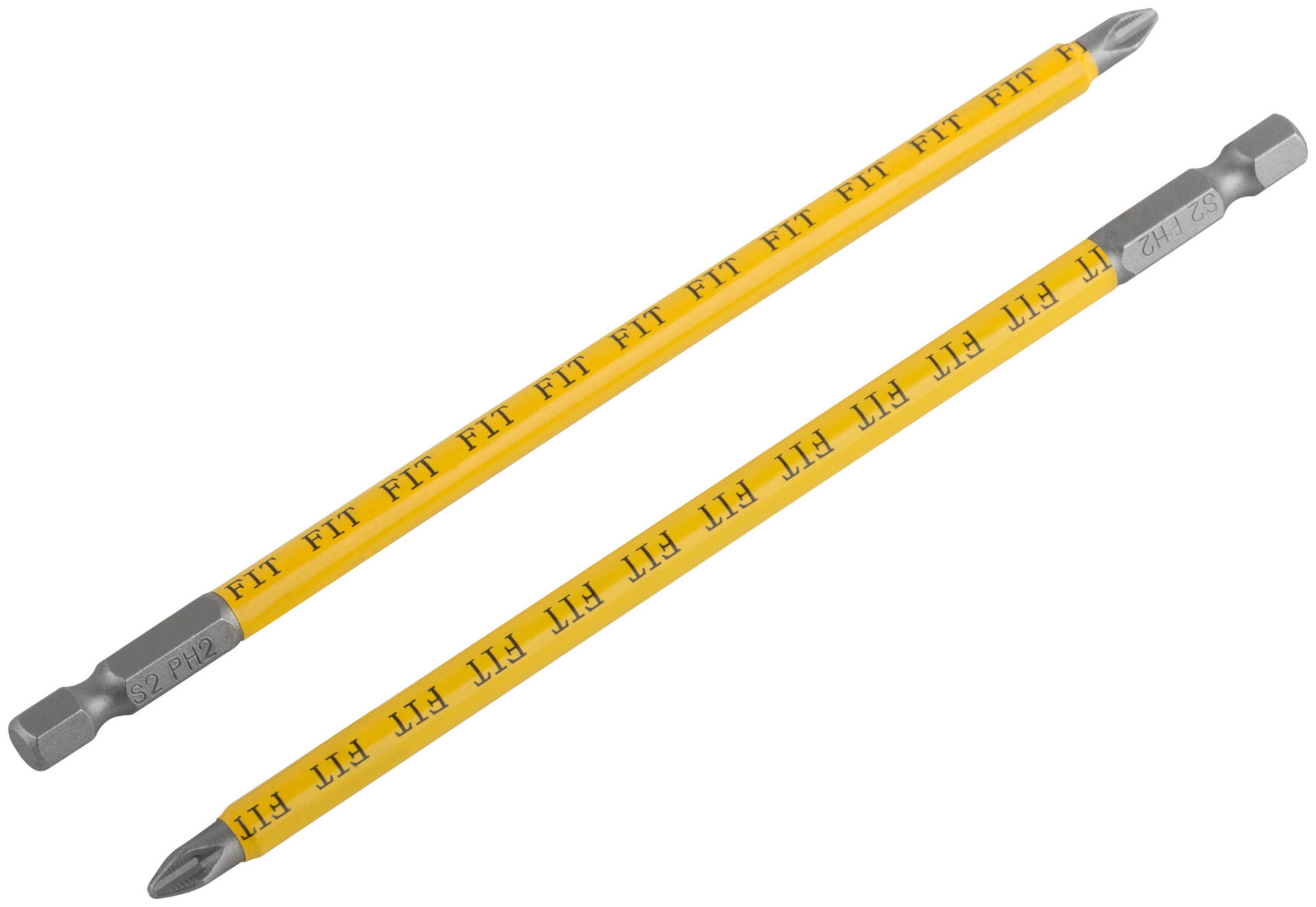 Биты кованые, сталь S2, односторонние 150 мм PH2, Профи 2 шт., блистер (57510)