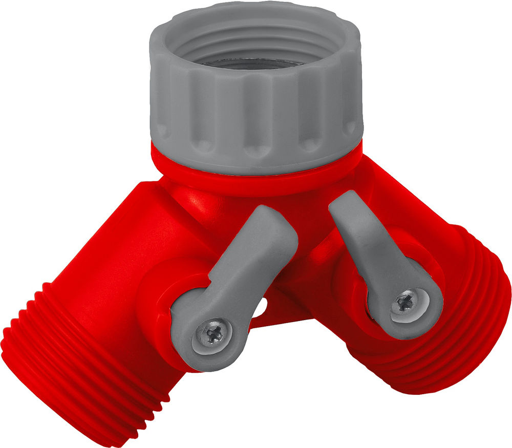 Поливочный распределитель GS-2, 3/4, двухканальный, с внутренней резьбой, ударопрочный пластик GRINDA 8-426310_z01