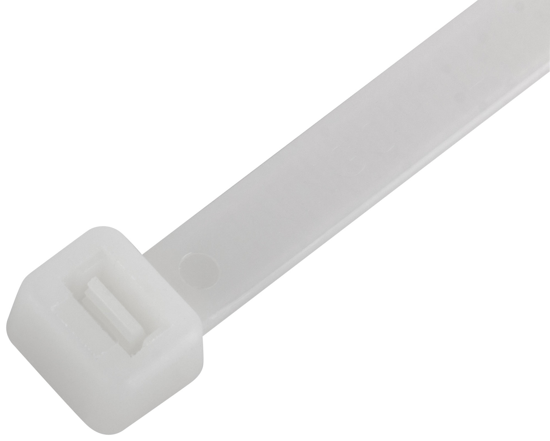 Хомуты нейлоновые для проводов, белые 100 шт., 7,6х400 мм (60382)