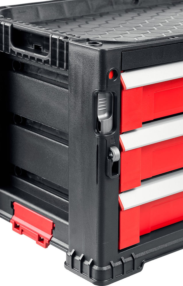 Ящик 562 х 289 х 262 мм (22) с 3 выдвижными полками DRAWER-3 KETER 38381-3