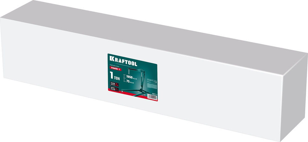 Складной гидравлический кран KMG-1, 1 т, 75 - 1950 мм KRAFTOOL 43411-1
