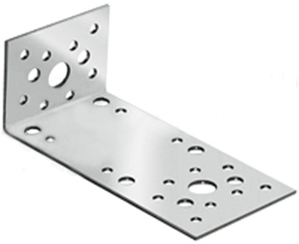 Крепежный уголок ассиметричный KUAS 130 х 50 х 65 х 2 (30082)