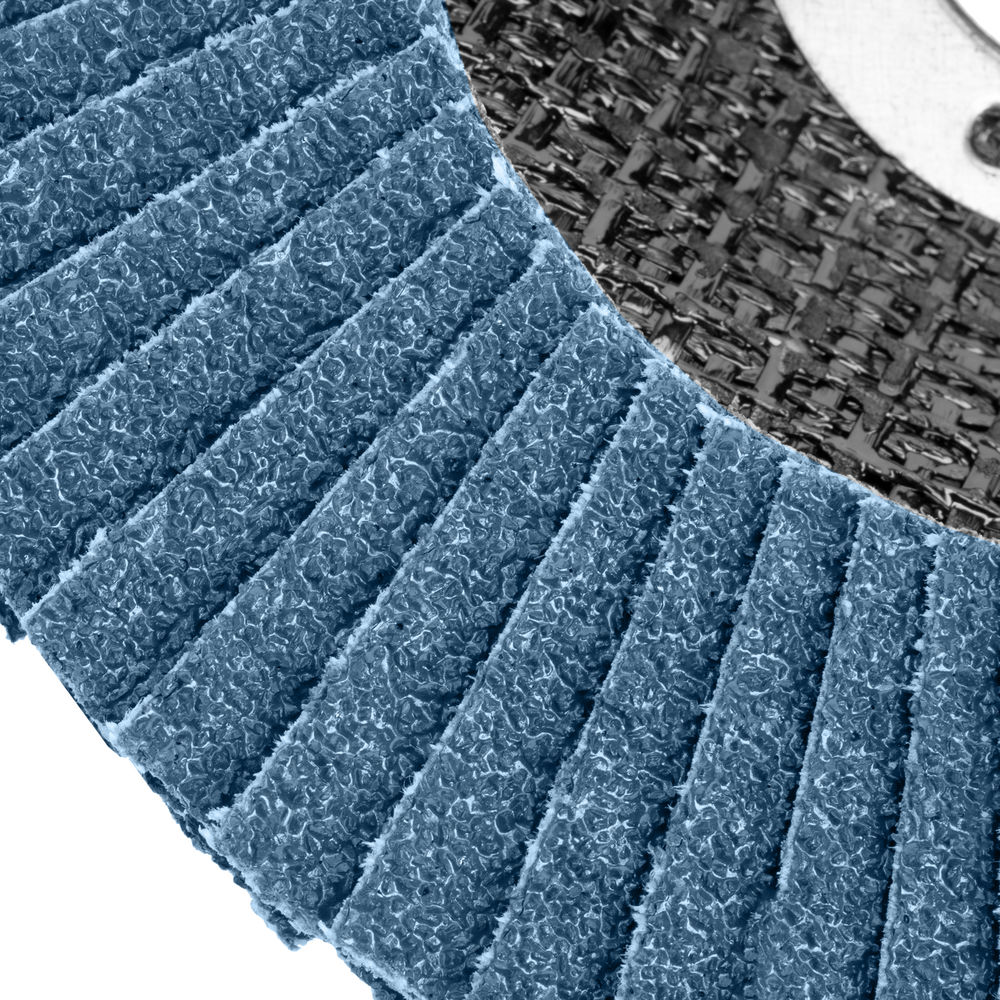 Круг лепестковый торцевой КЛТ-1, ZK10X W (цирконий) зернистость 40Н(Р 40) 125 х 22.2 мм, БАЗ (74020)