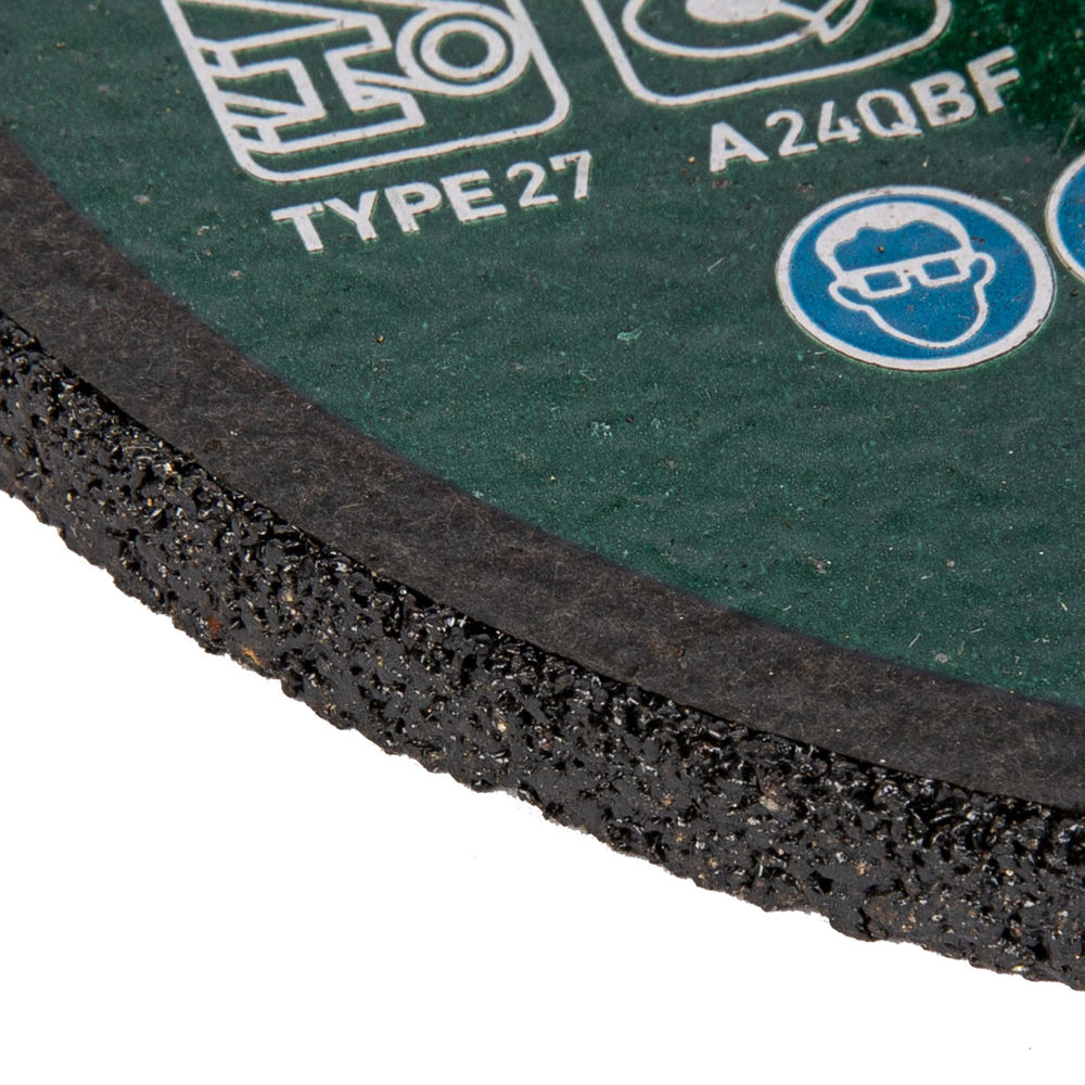 Круг шлифовальный по металлу, 125 х 6 х 22.2 мм, 9%WA+75%A+16%B, Сибртех (744007)