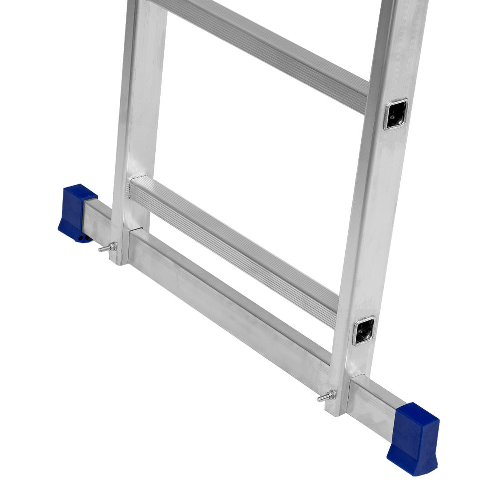 Лестница, 3 х 14 ступеней, алюминиевая, трехсекционная, Сибртех (97824)