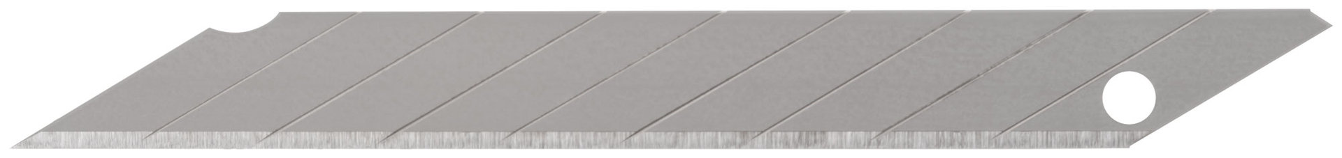 Лезвия для ножа технического 9 мм, 9 сегментов, угол 30 градусов (10 шт.) (10412)