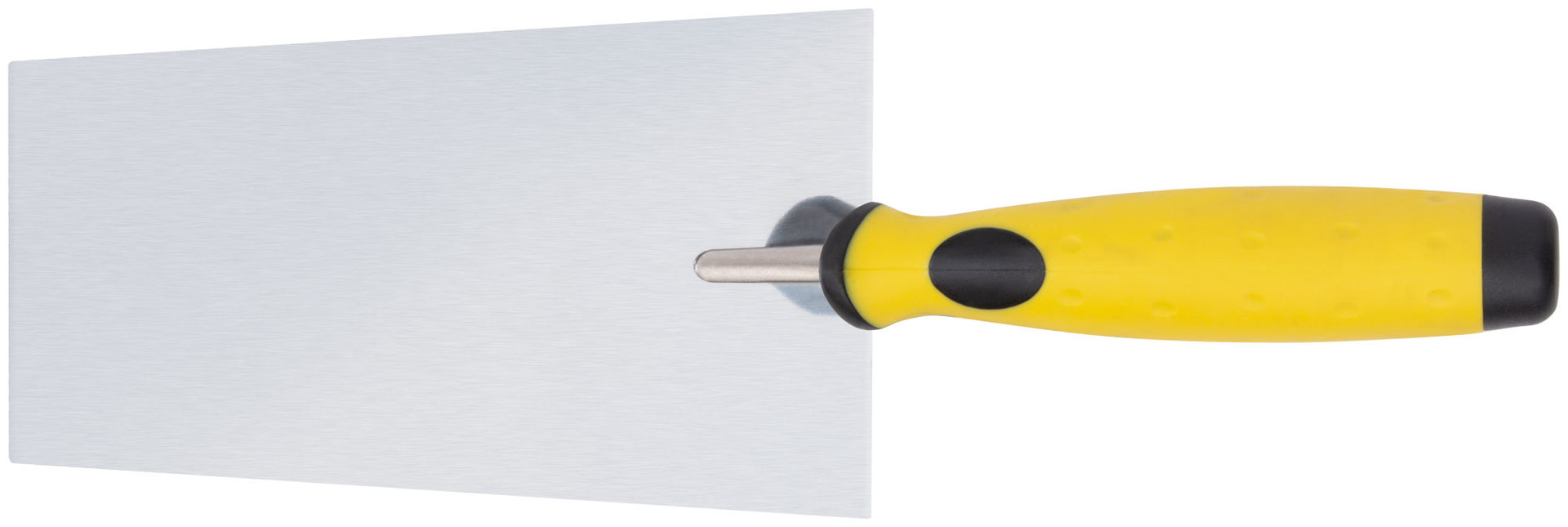 Мастерок нержавеющий, мягкая ручка, Профи, трапеция 180 мм (05077)