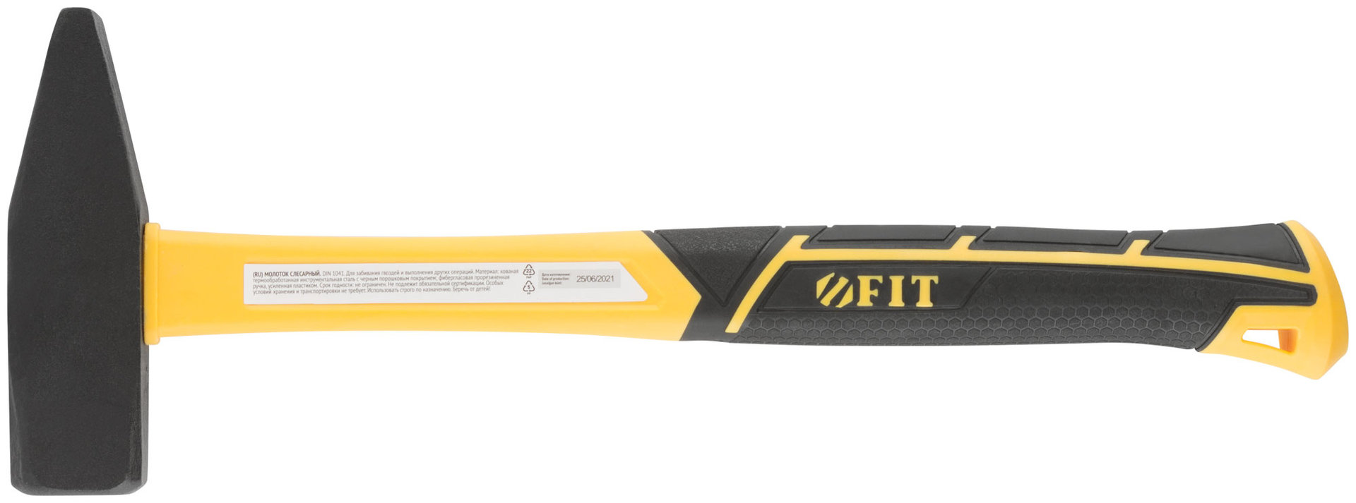 Молоток кованый, фиберглассовая усиленная ручка, Профи 1000 гр. (44338)
